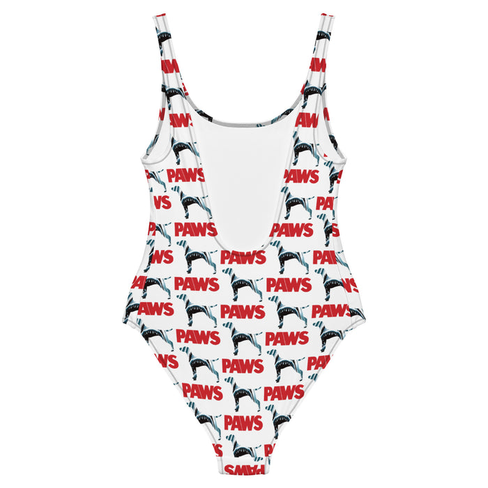 "PAWS" One-Piece Swimsuit