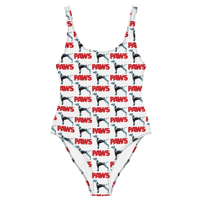 "PAWS" One-Piece Swimsuit