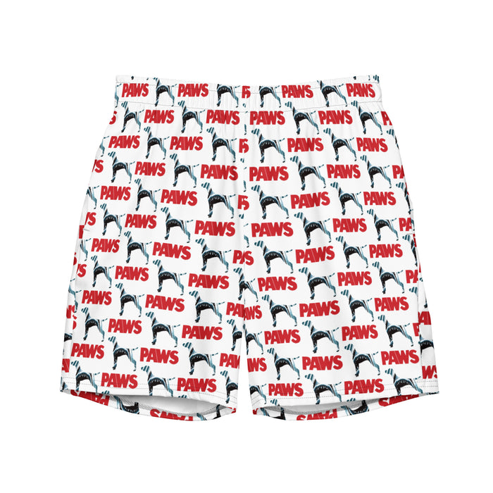 "PAWS" Swim Trunks