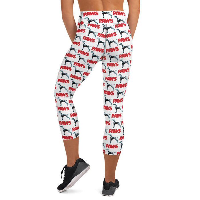 "PAWS" Capri Leggings