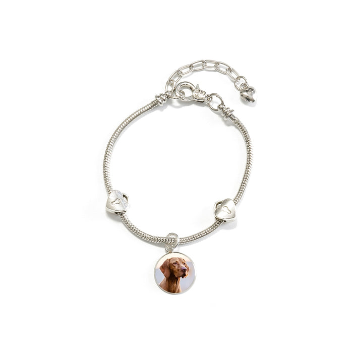 Charm Bracelet with Your Dog's Photo
