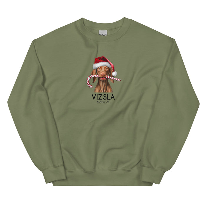 Santa's Vizsla Sweatshirt